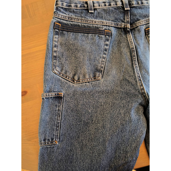 Gander Mountain Jeans Men's 36 x 33 Straight Leg Suspender button Denim - Picture 9 of 15